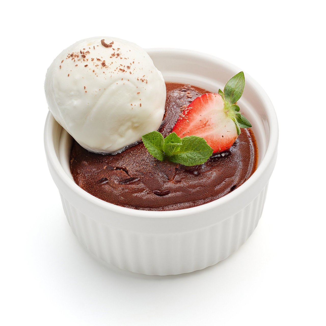 Chocolate Cake with Gelato