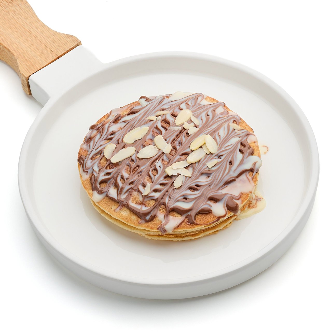Pancake with condensed milk and Nutella